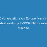 ovid-angelini-sign-europe-licensing-deal-worth-up-to-232-5m-for-rare-disease-drug